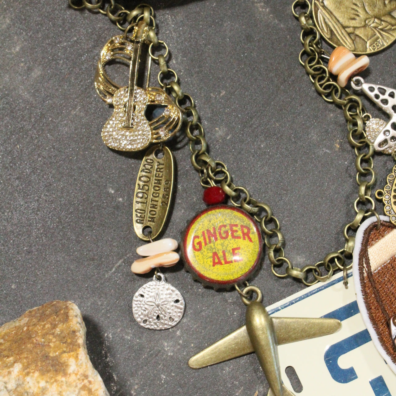 Travel Time In Alabama Layered Necklace