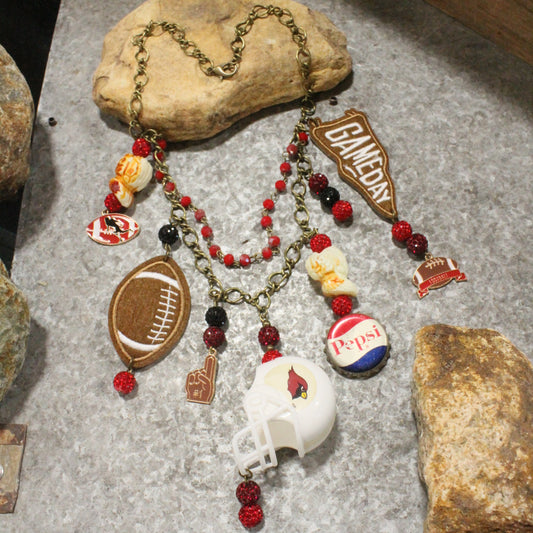 Gameday W/ the Arizona Cardinals Charm'd Necklace