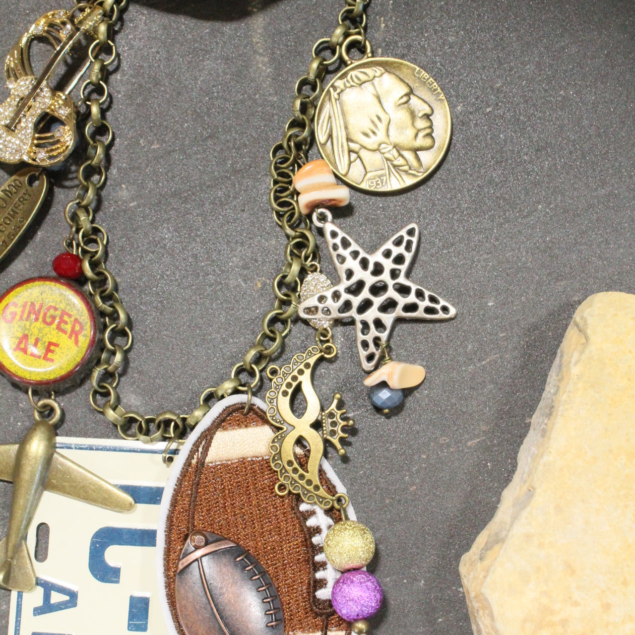 Travel Time In Alabama Layered Necklace