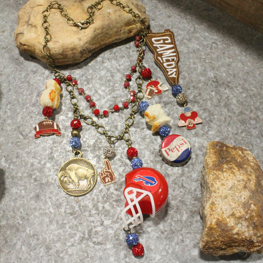Gameday W/ the Buffalo Bills Charm'd Necklace