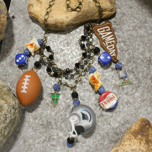 Gameday W/ the Carolina Panthers Charm'd Necklace