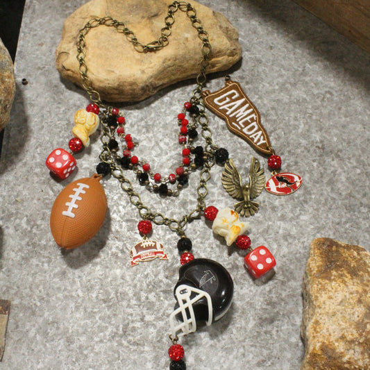 Gameday W/ the Atlanta Falcons Charm'd Necklace