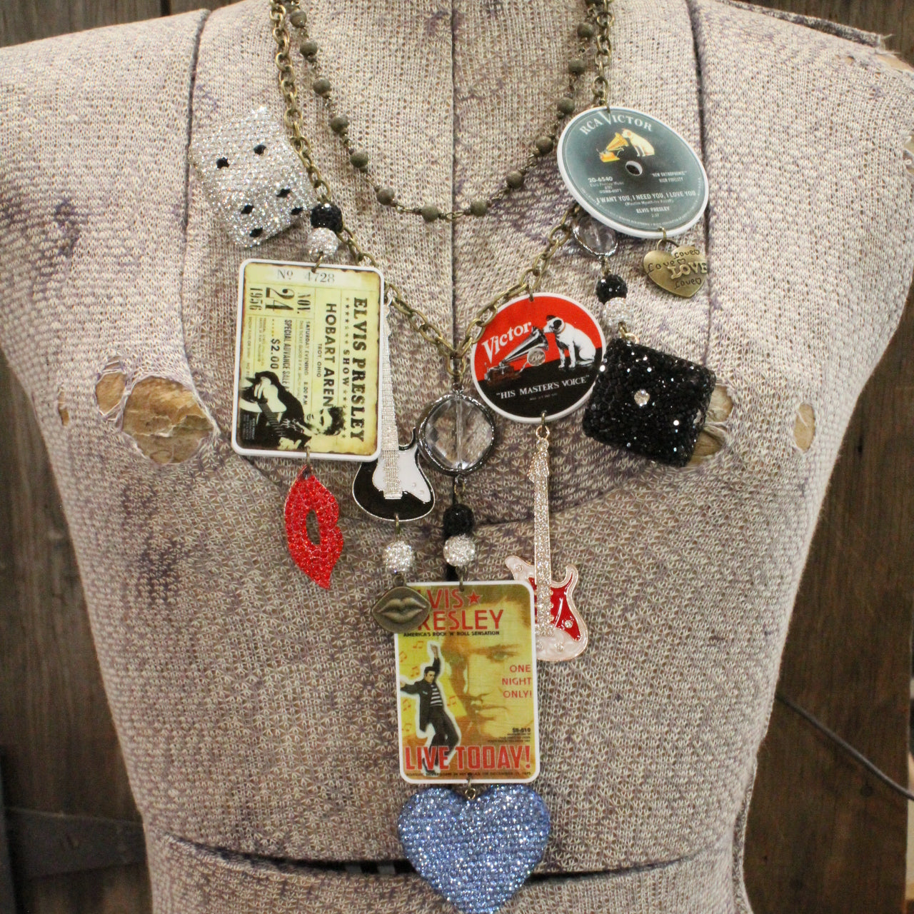 Elvis A Chart Topper Layered Necklace