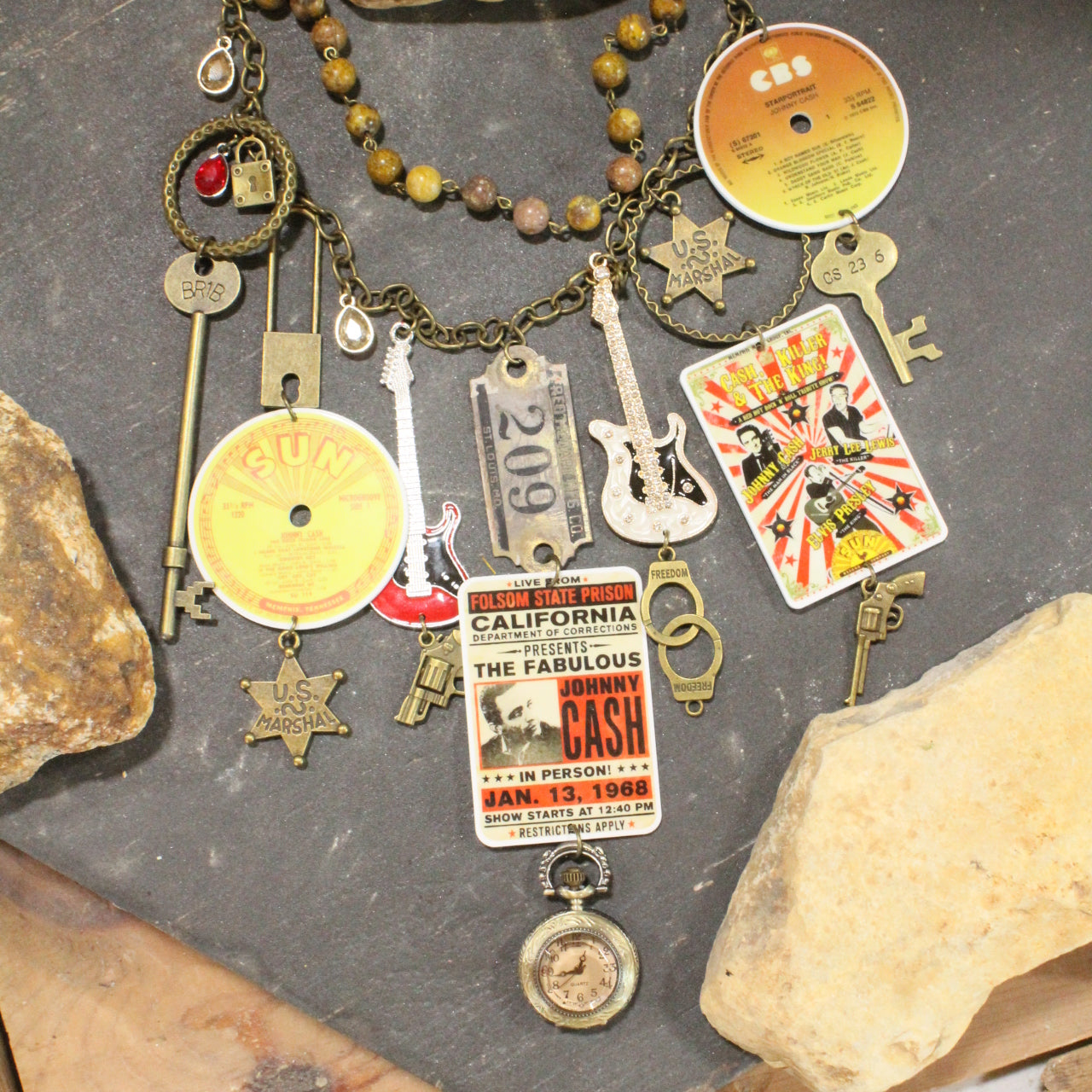 Johnny Cash A Chart Topper Layered Necklace
