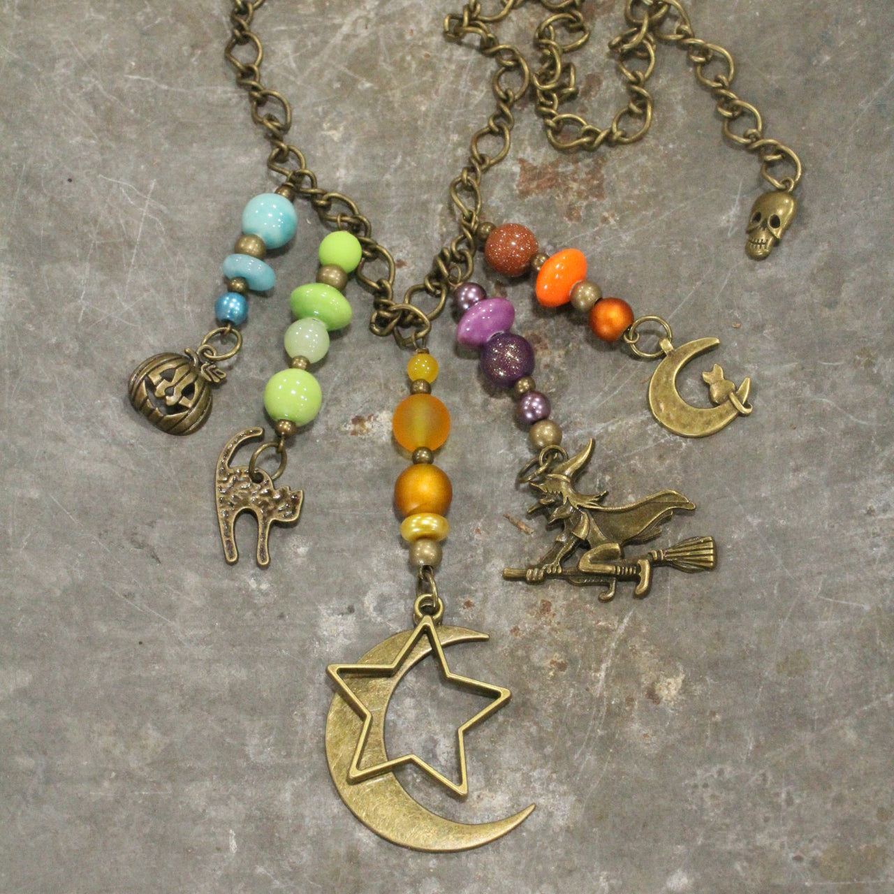 Halloween Charm Whimsy Necklace