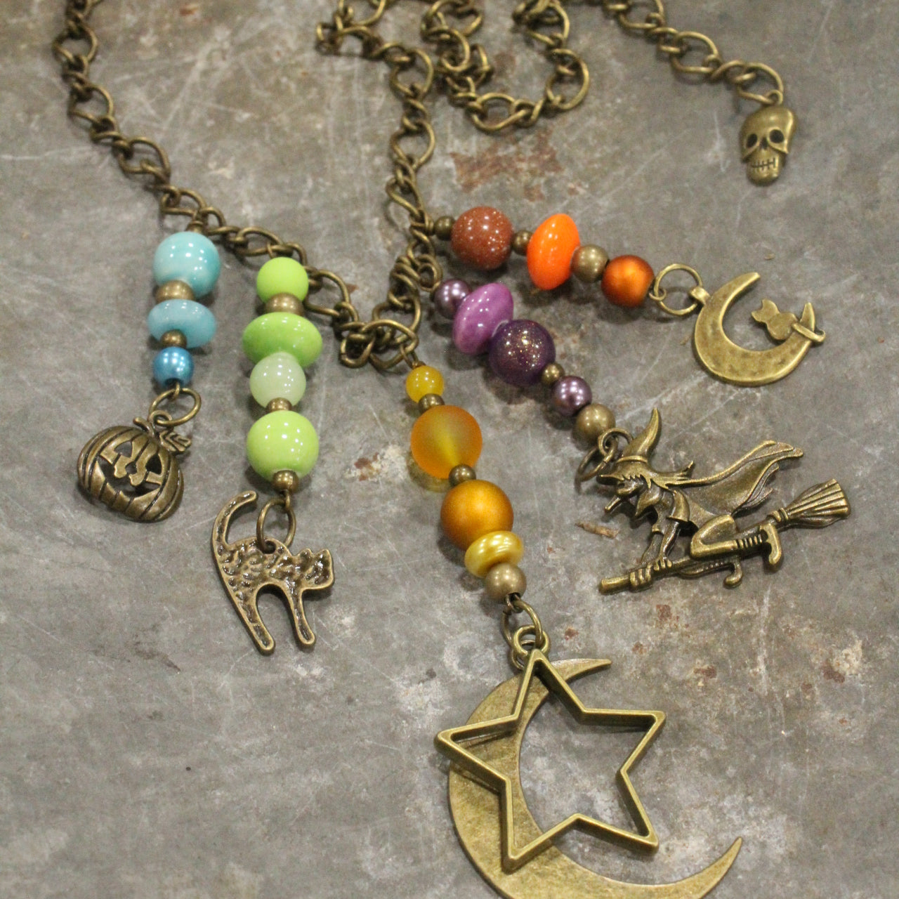 Halloween Charm Whimsy Necklace