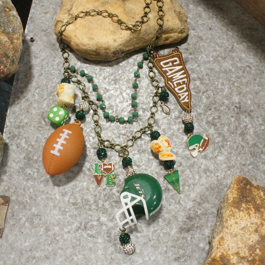 Gameday W/ the New York Jets Charm'd Necklace