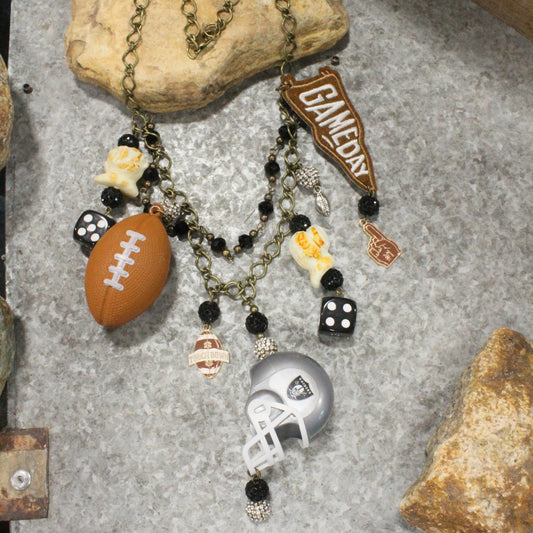 Gameday W/ the Raiders Charm'd Necklace
