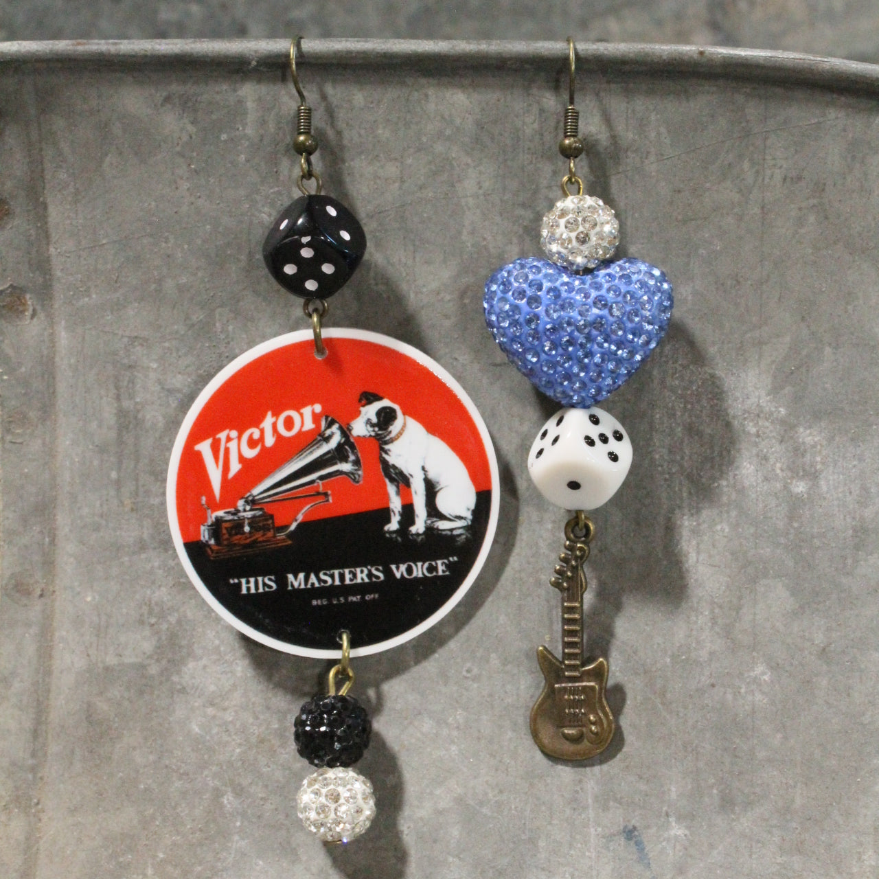 Elvis A Chart Topper Dangle Earrings