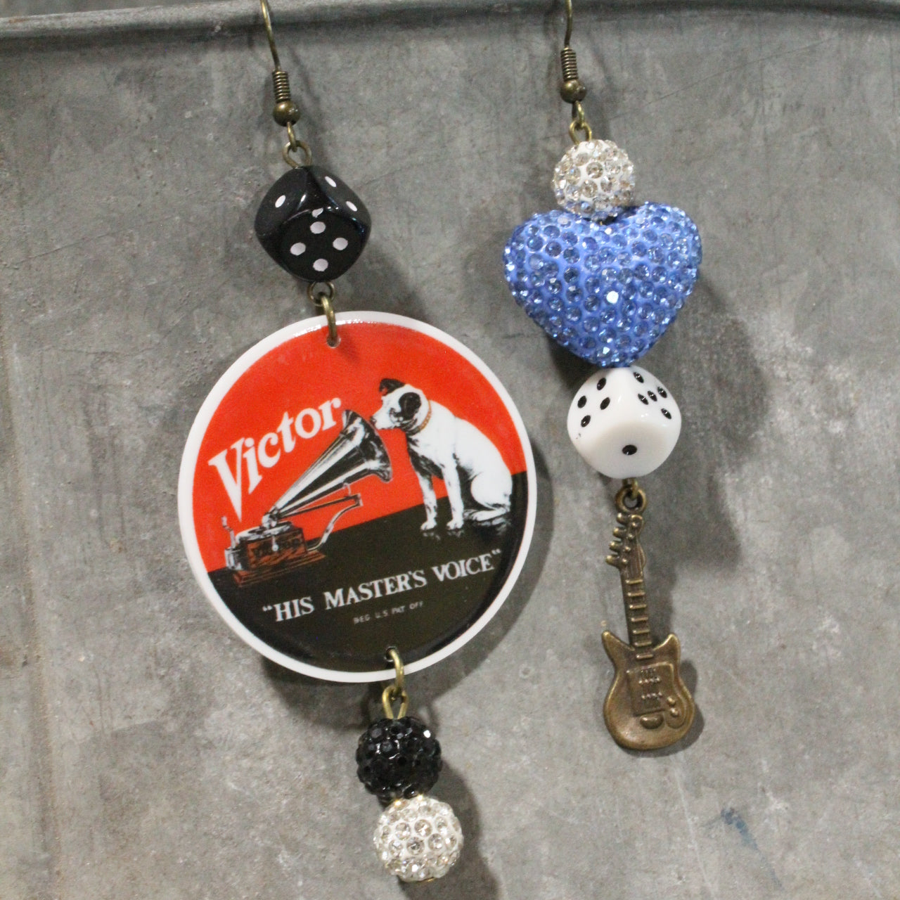 Elvis A Chart Topper Dangle Earrings