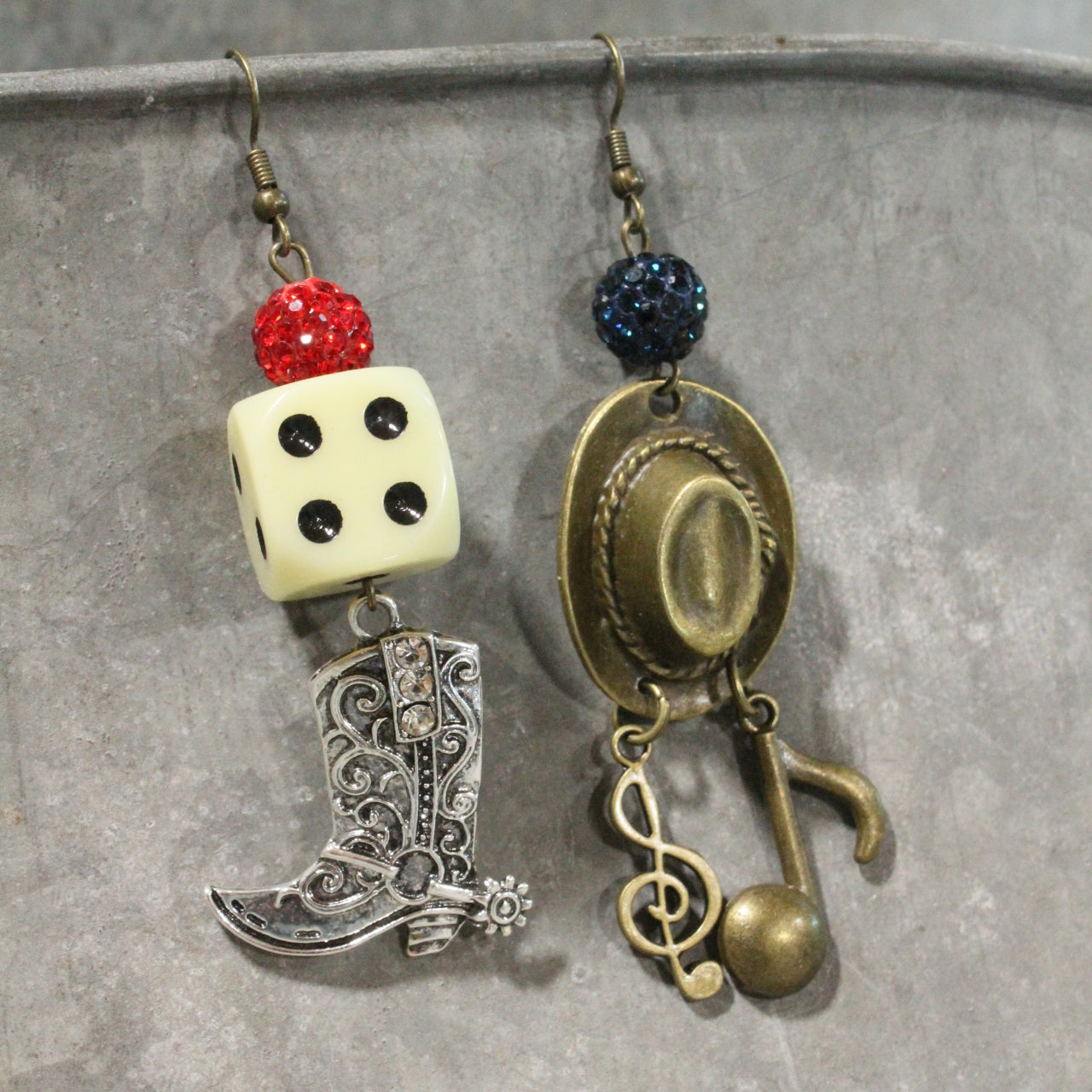 Hank A Chart Topper Dangle Earrings