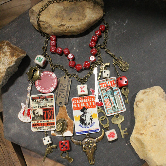 Strait Out Of Country Necklace Set