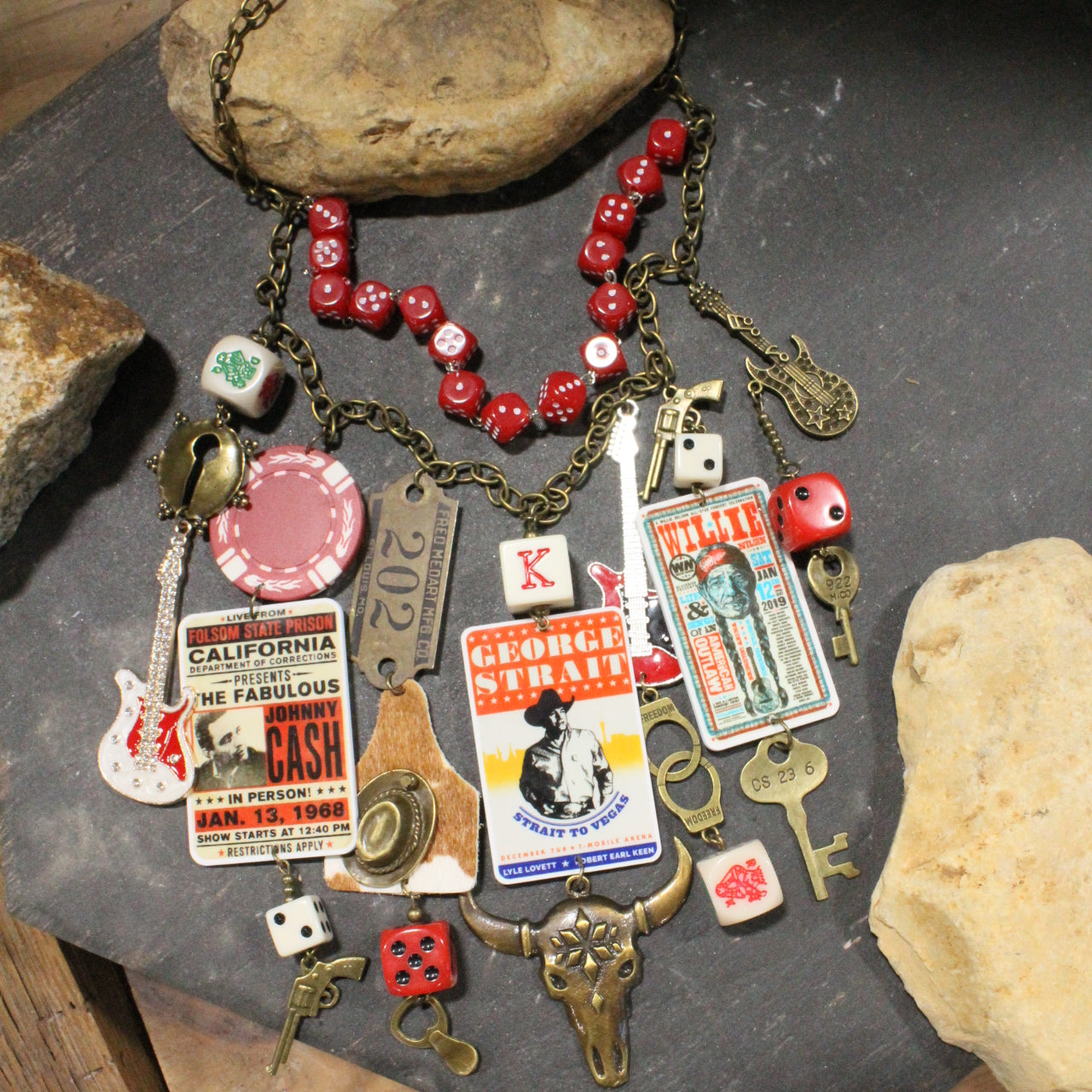 Strait Out Of Country Necklace Set