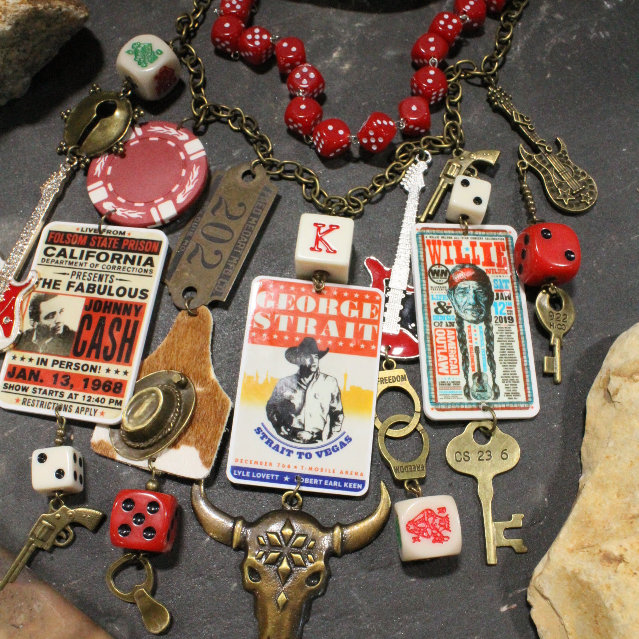 Strait Out Of Country Necklace Set