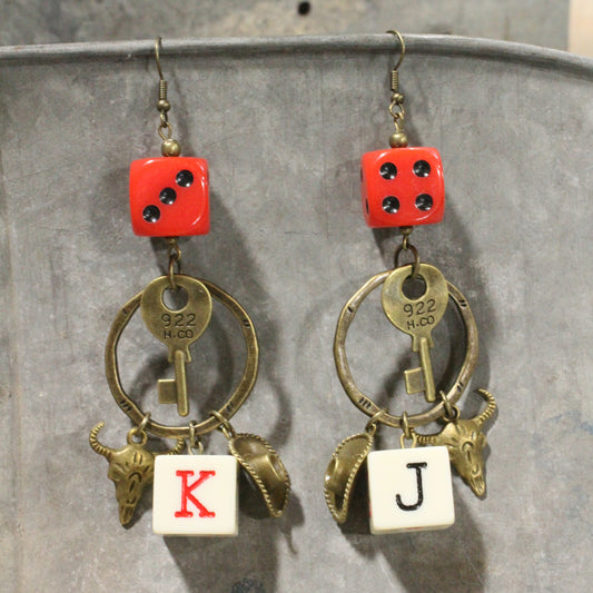Strait Out Of Country Dangle Earrings