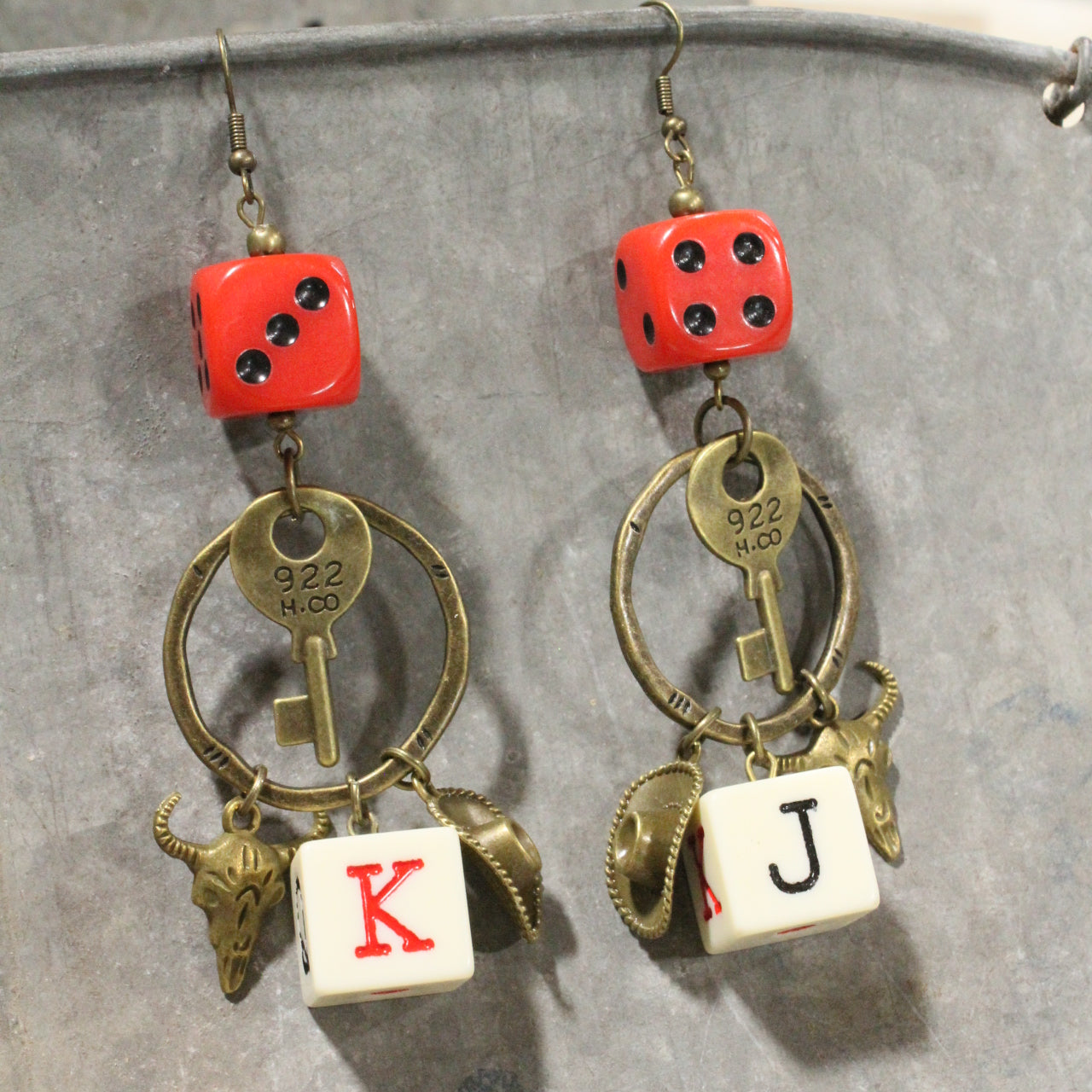 Strait Out Of Country Dangle Earrings