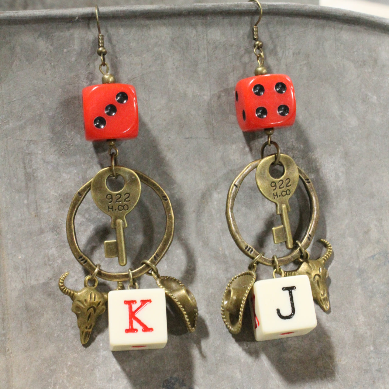 Strait Out Of Country Dangle Earrings