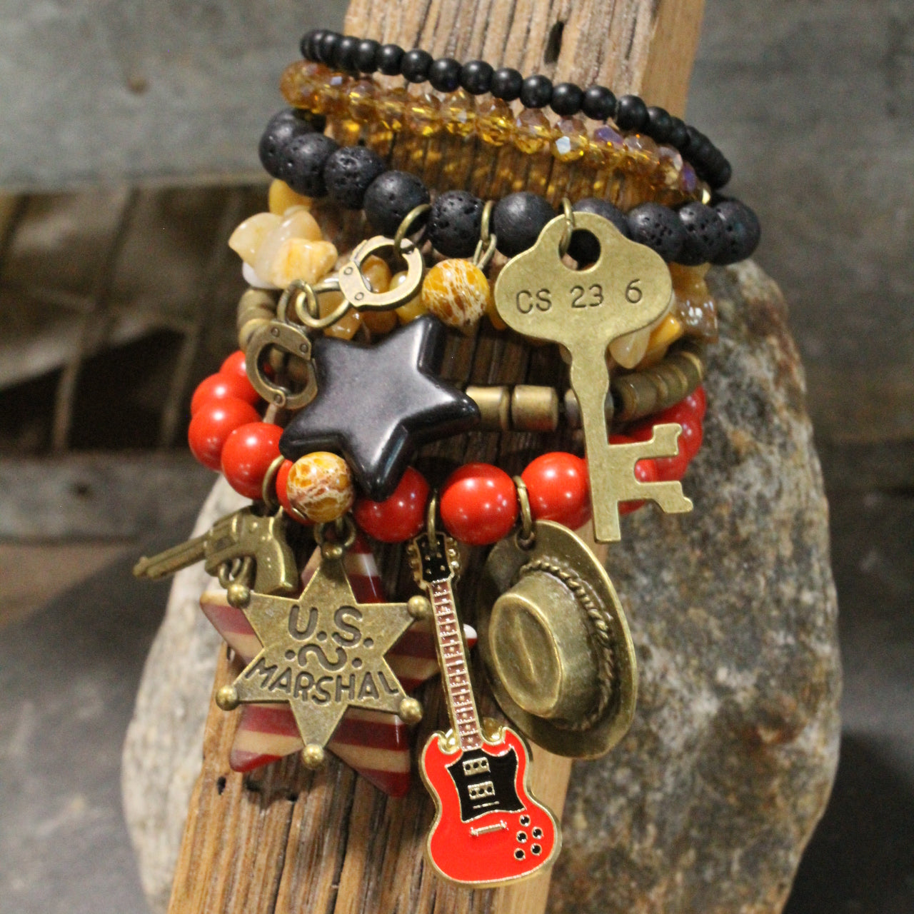Johnny Cash A Chart Topper Bracelet Set