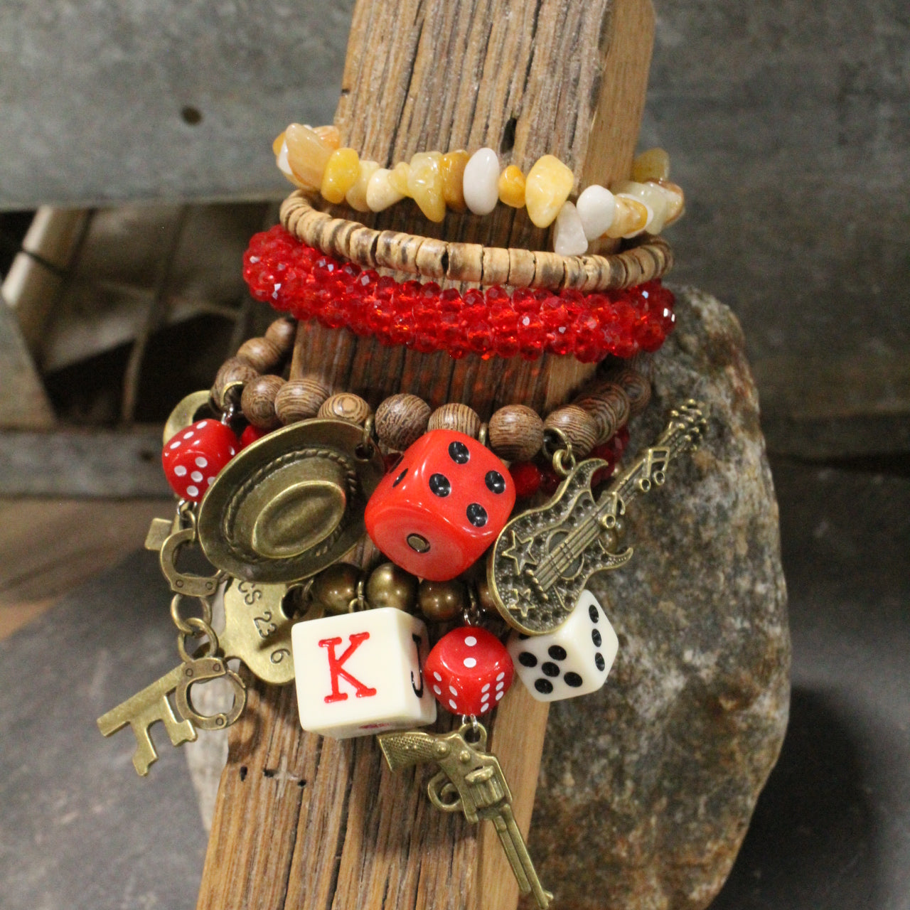 Strait Out Of Country Bracelet Set