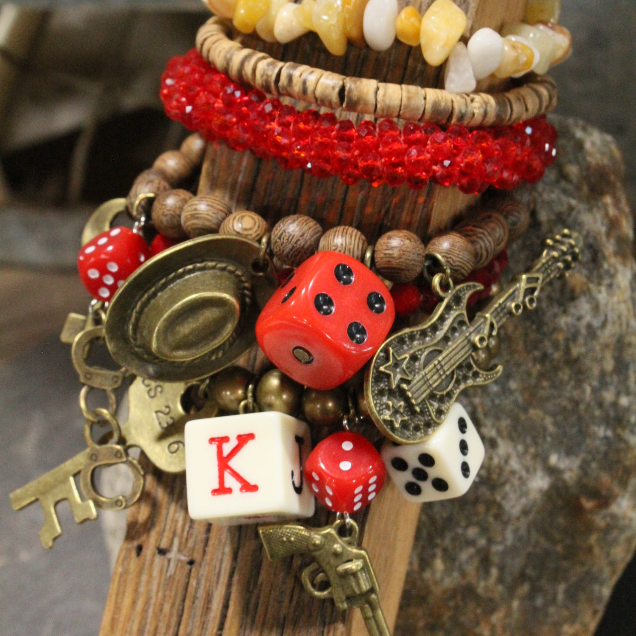 Strait Out Of Country Bracelet Set