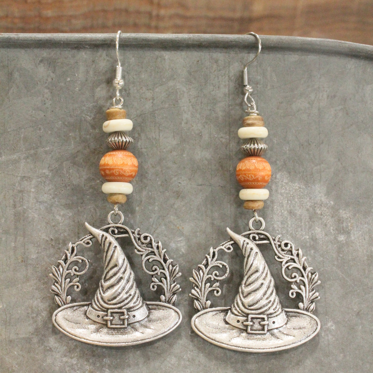 A Witch's Hat Dangle Earrings