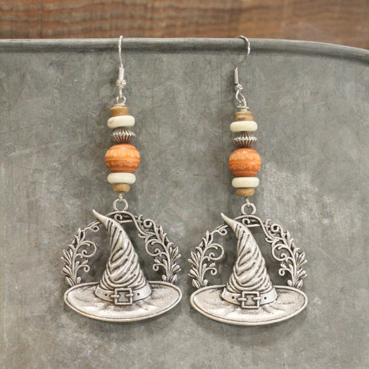 A Witch's Hat Dangle Earrings