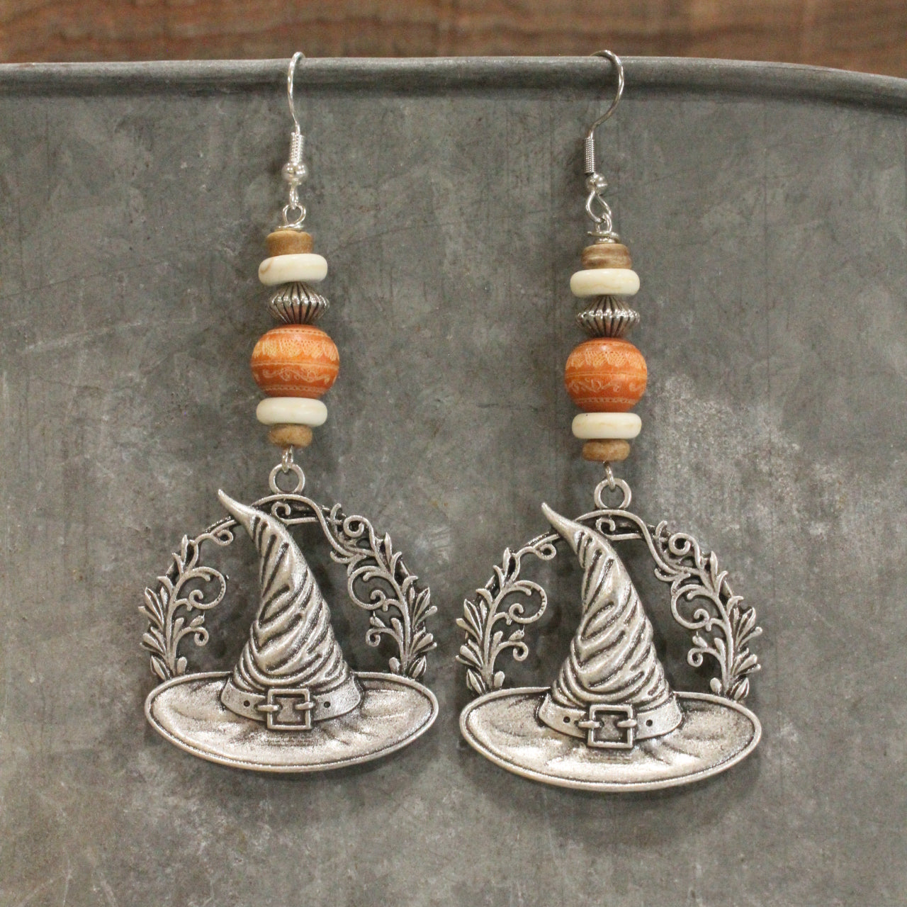 A Witch's Hat Dangle Earrings