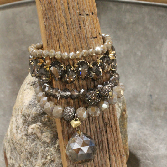 Rich & Golden Hematite Bracelet Set