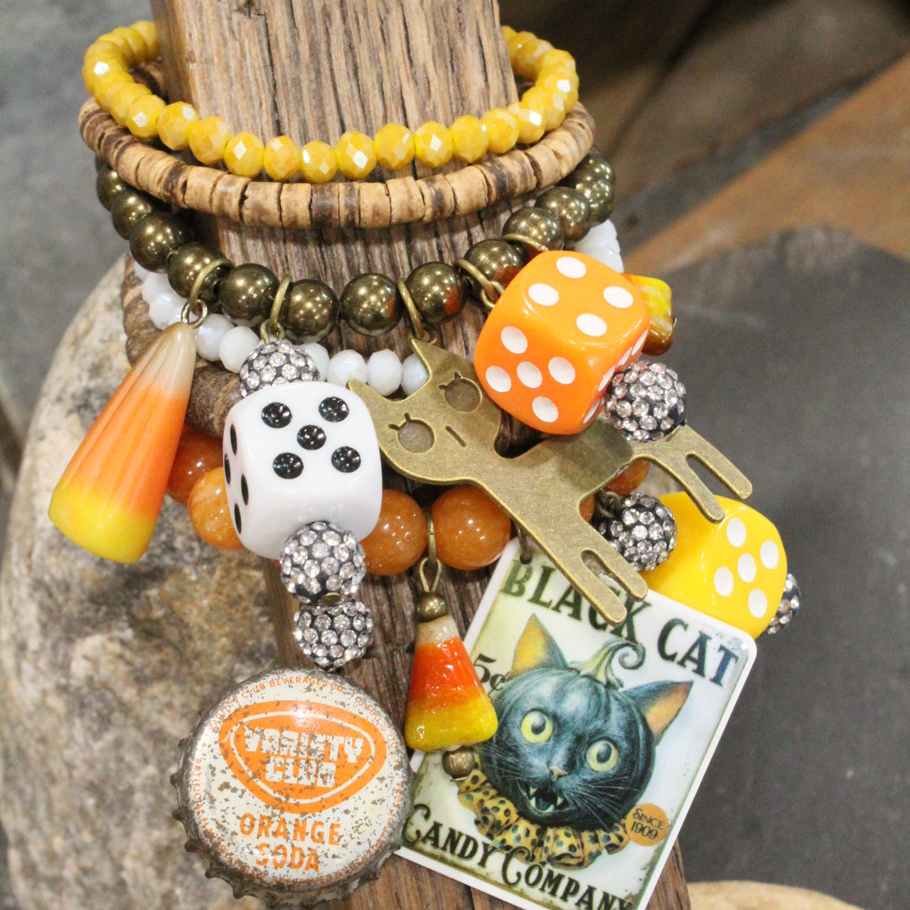 Black Cat Candy Company Charm'd Bracelet Set