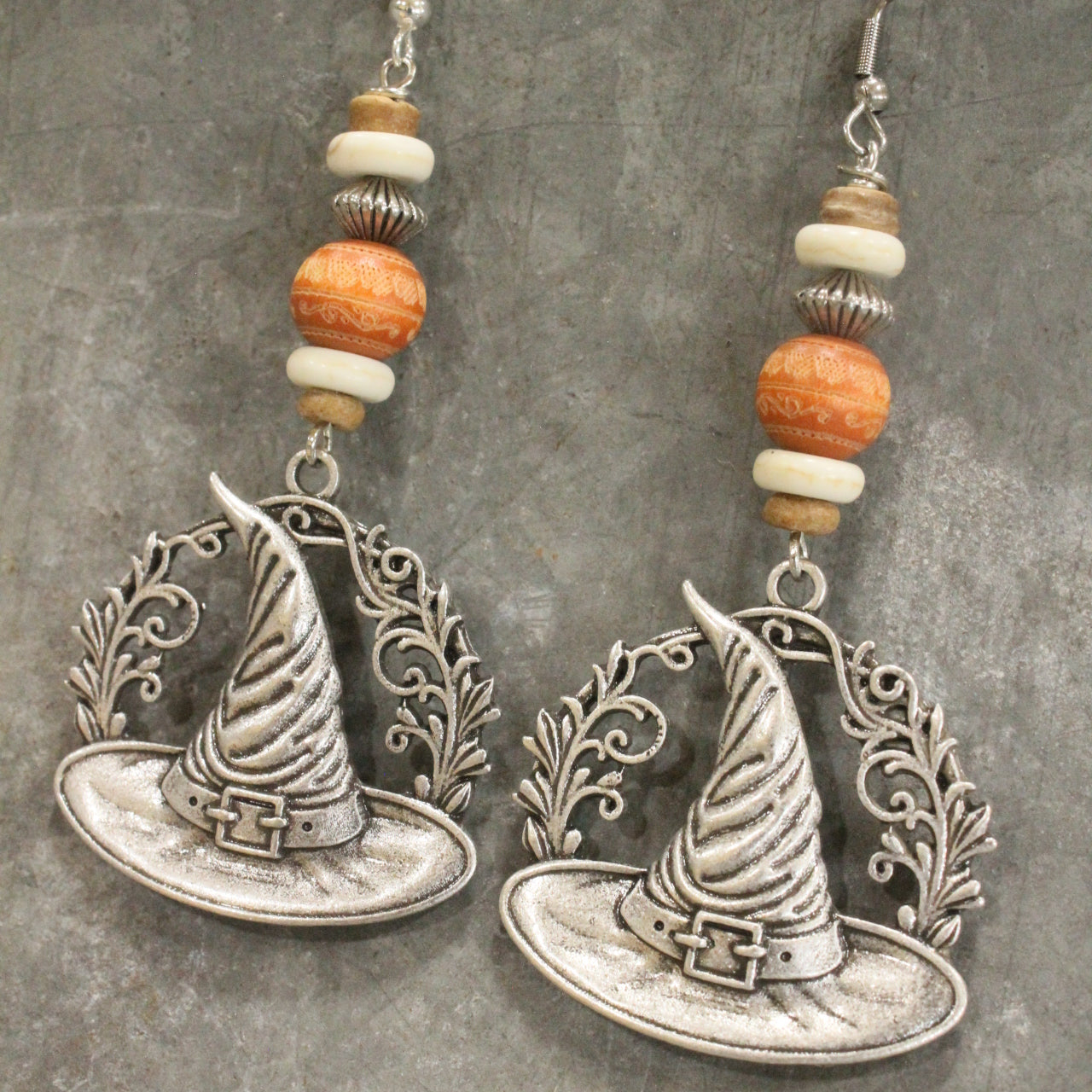 A Witch's Hat Dangle Earrings