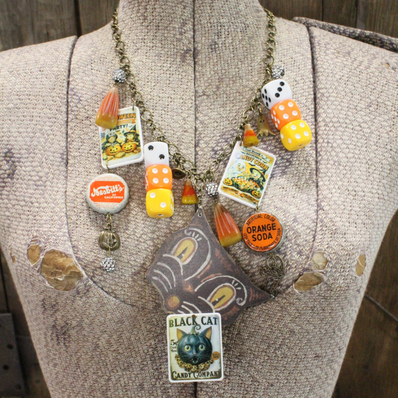 Black Cat Candy Company Charm'd Necklace