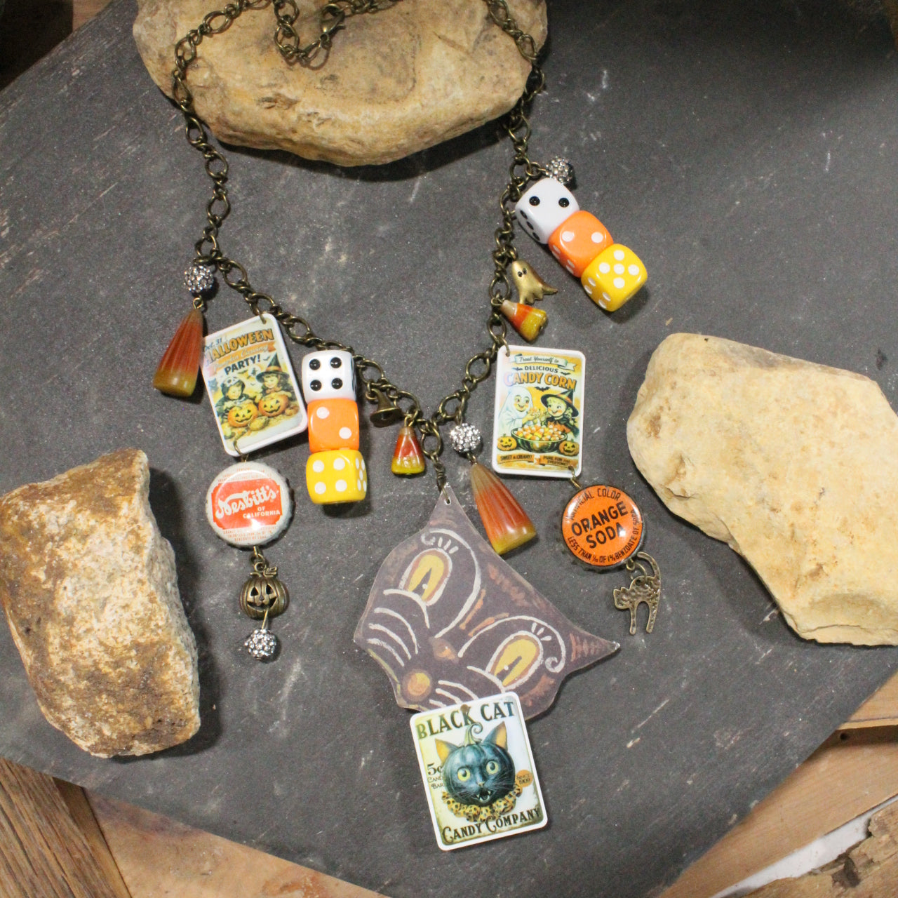 Black Cat Candy Company Charm'd Necklace