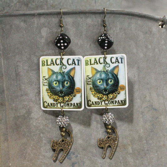 Black Cat Candy Company Dangle Earrings