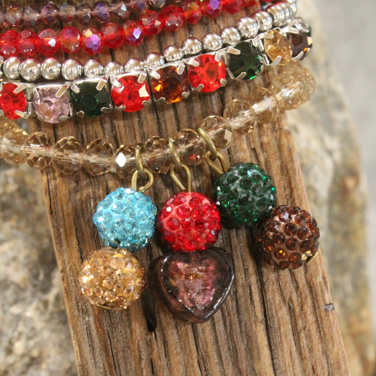 Fun & Festive Multi Color Bracelet Set