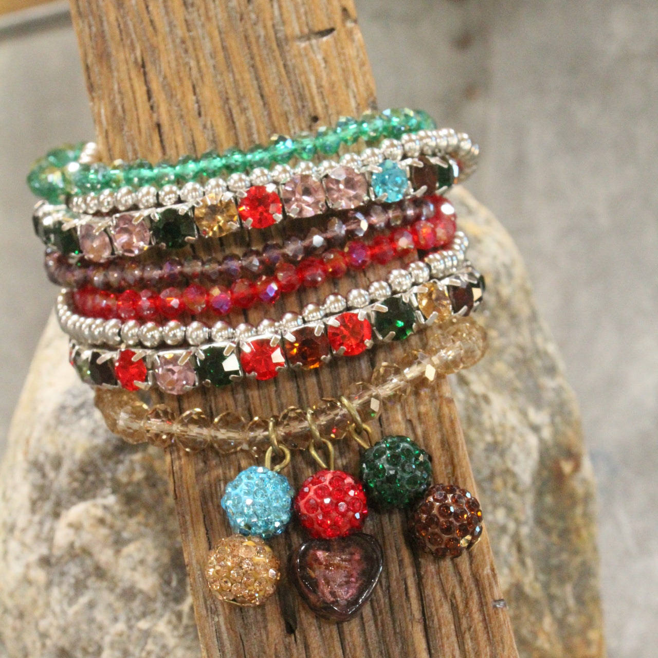 Fun & Festive Multi Color Bracelet Set