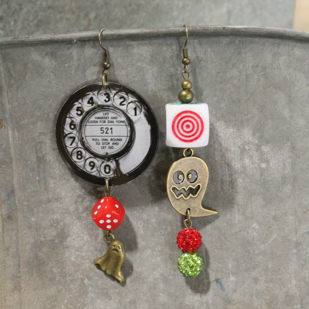 Ghost Busters Charm'd Dangle Earrings