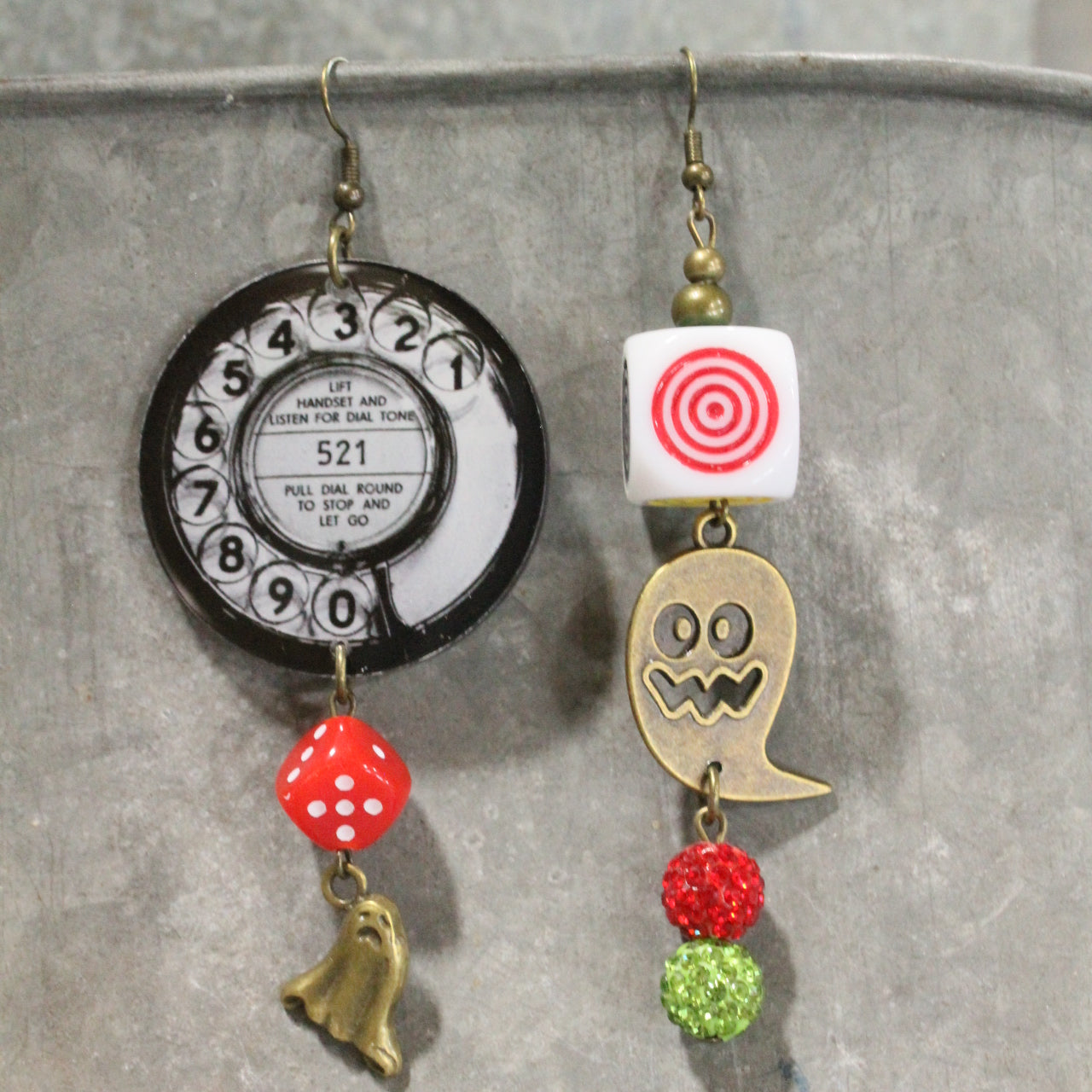 Ghost Busters Charm'd Dangle Earrings