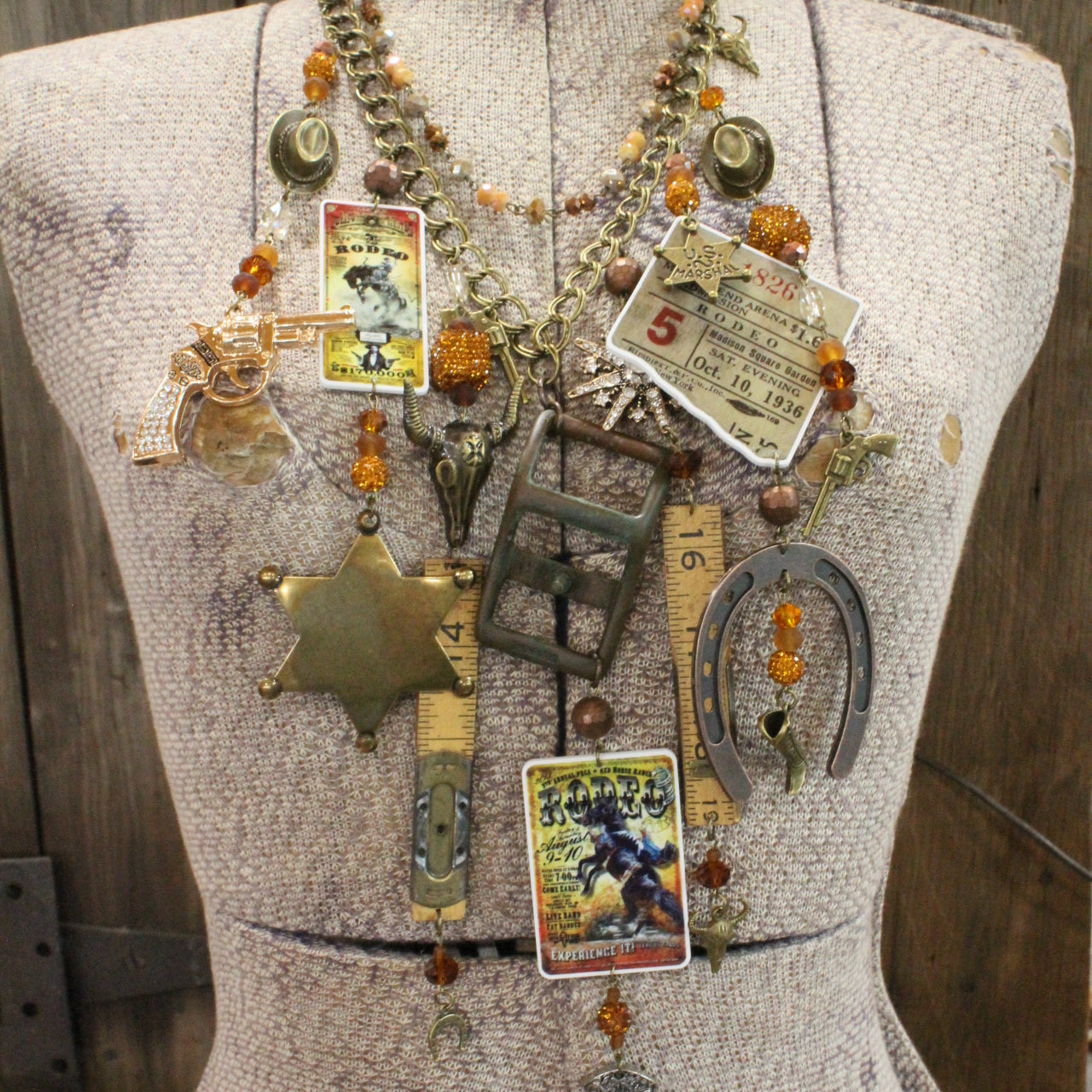 Rodeo Days In 1936 Charm'd Necklace
