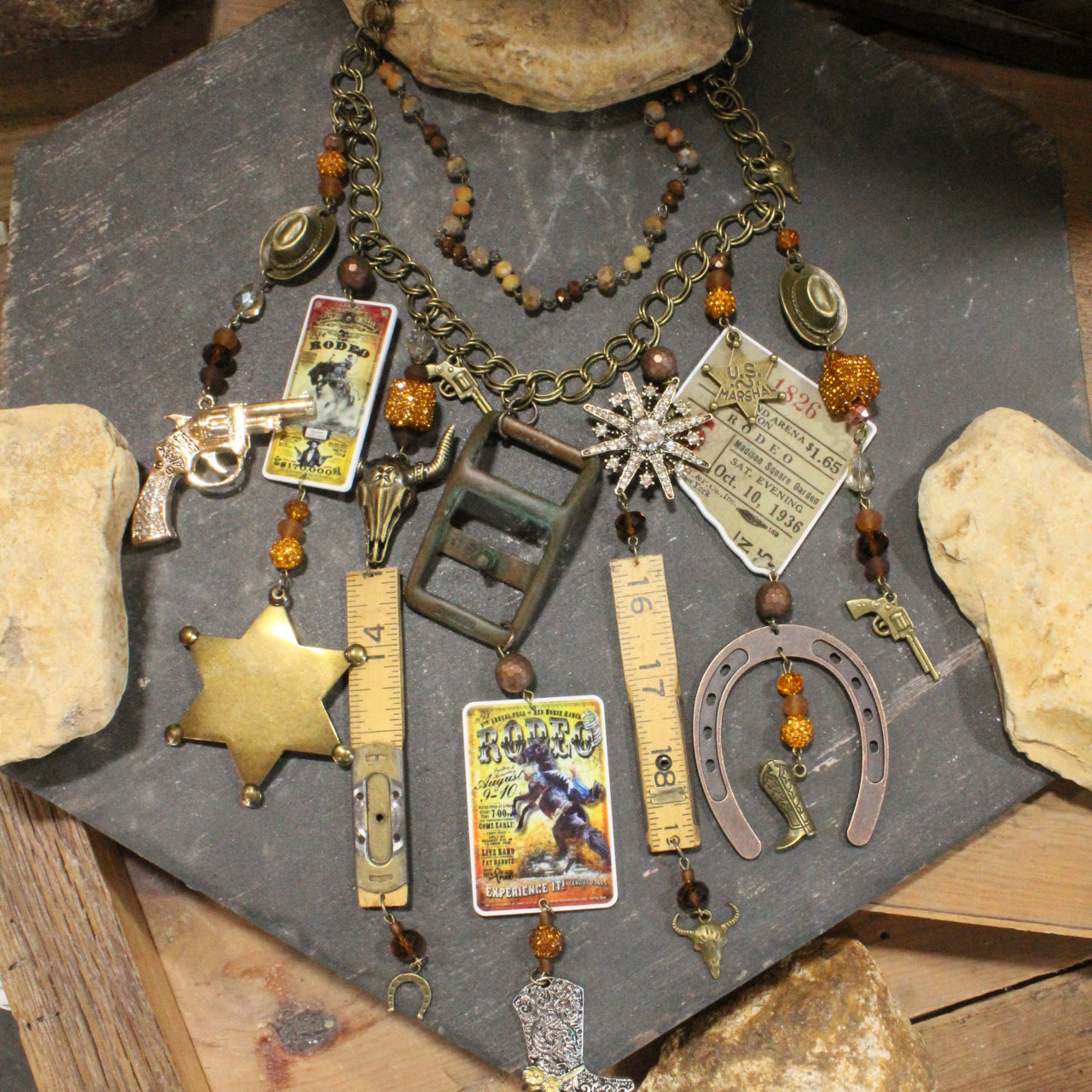 Rodeo Days In 1936 Charm'd Necklace