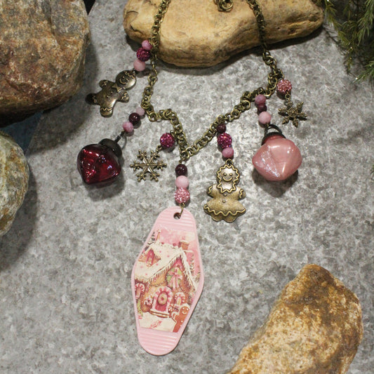 Gingerbread House Season Charm'd Necklace