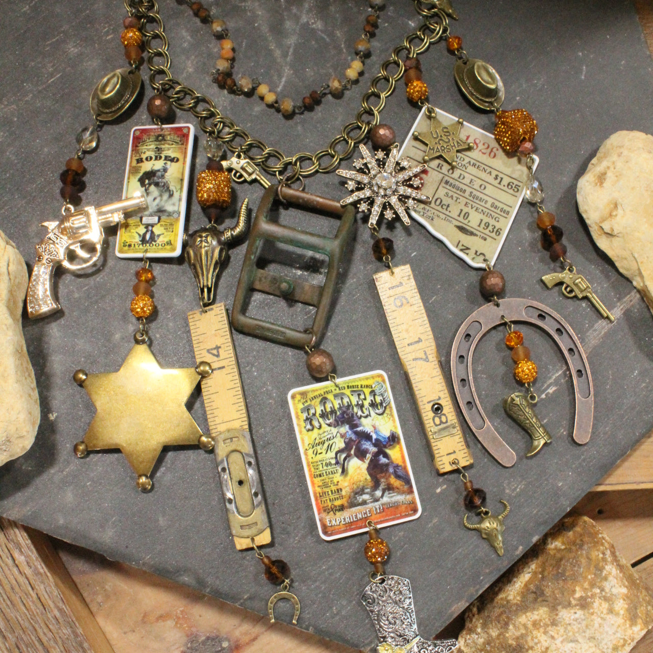 Rodeo Days In 1936 Charm'd Necklace