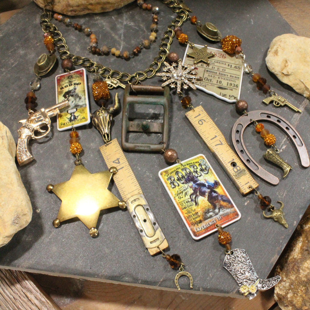 Rodeo Days In 1936 Charm'd Necklace