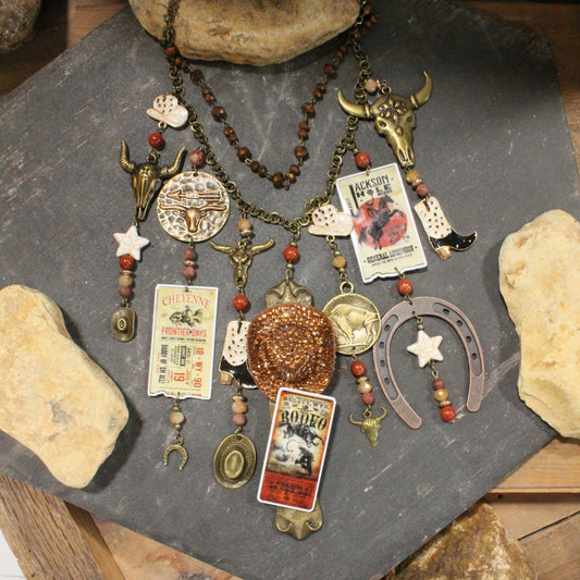 Rodeo Days On The Frontier Charm'd Necklace