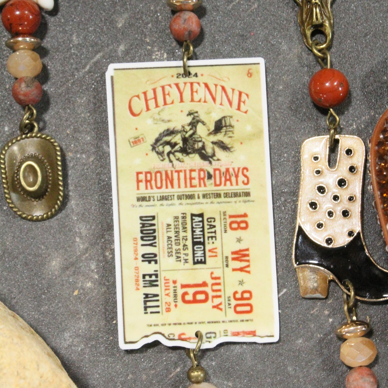 Rodeo Days On The Frontier Charm'd Necklace