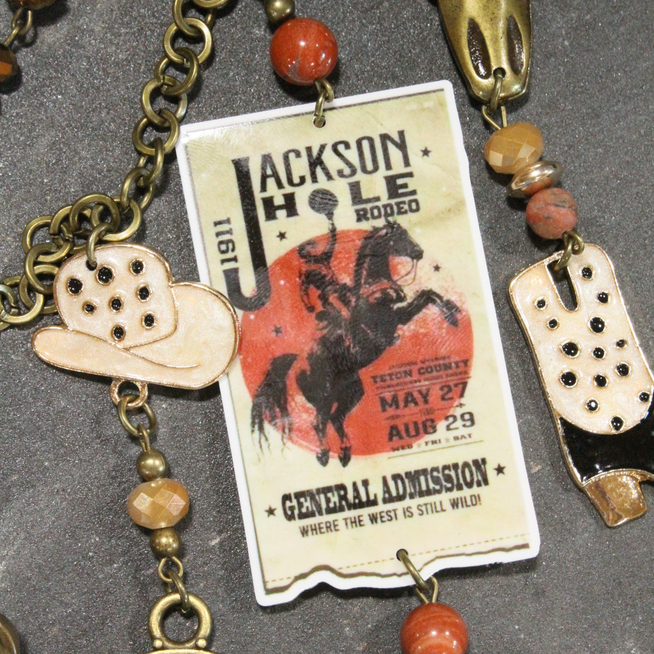 Rodeo Days On The Frontier Charm'd Necklace