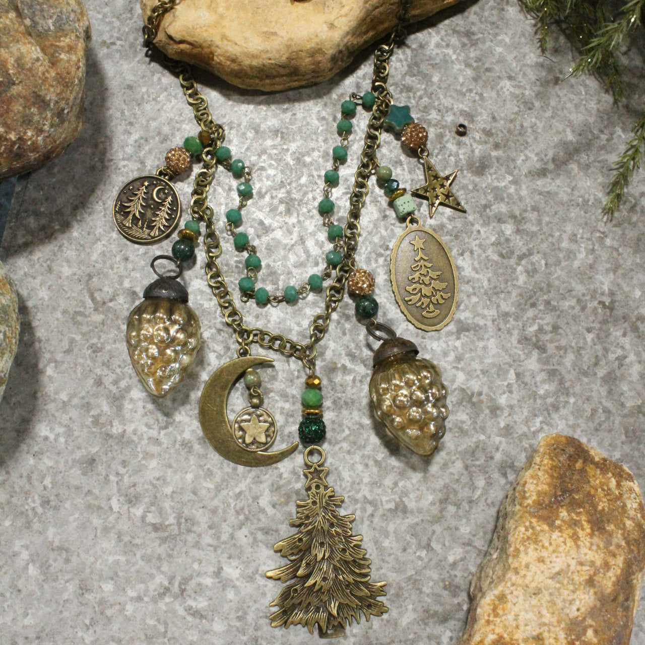 In The Meadow Charm'd Necklace