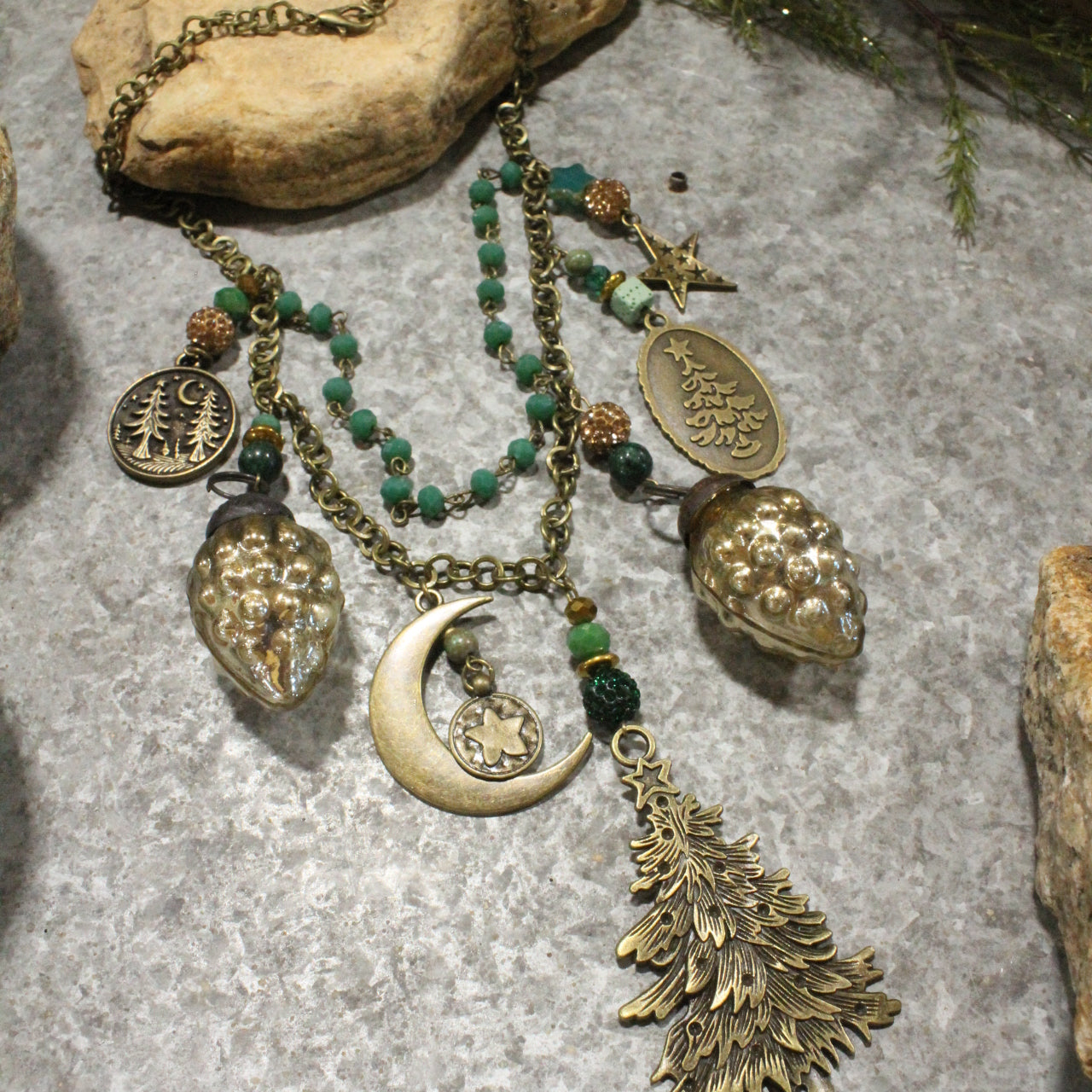 In The Meadow Charm'd Necklace