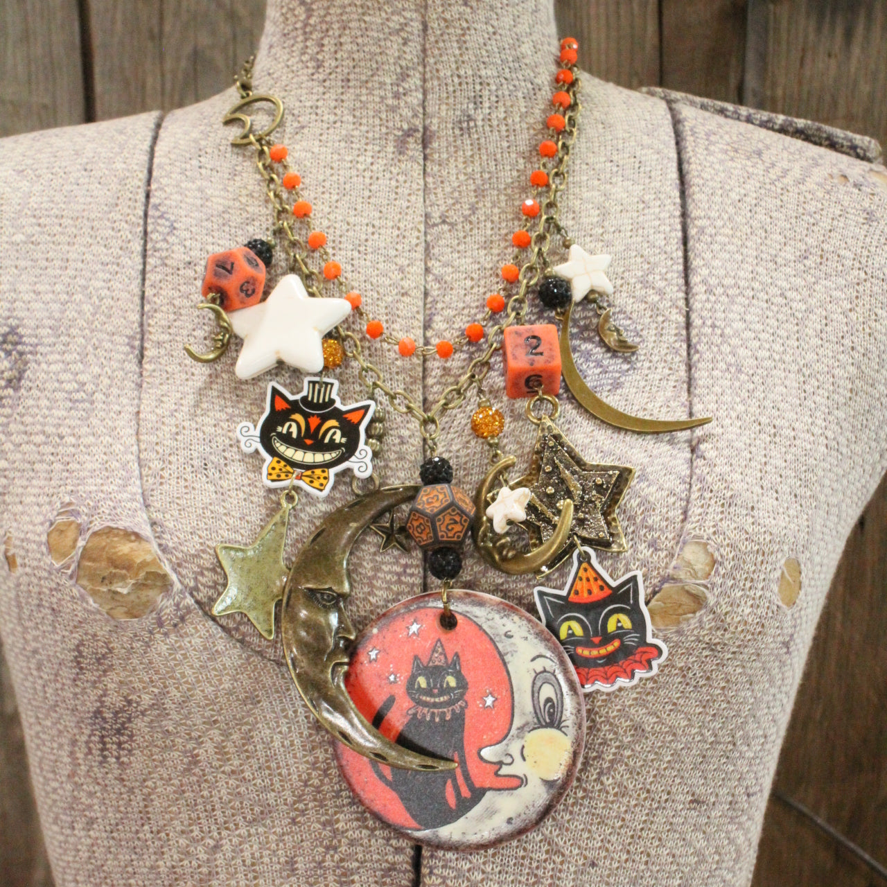 Moon Lit Night Charm'd Necklace