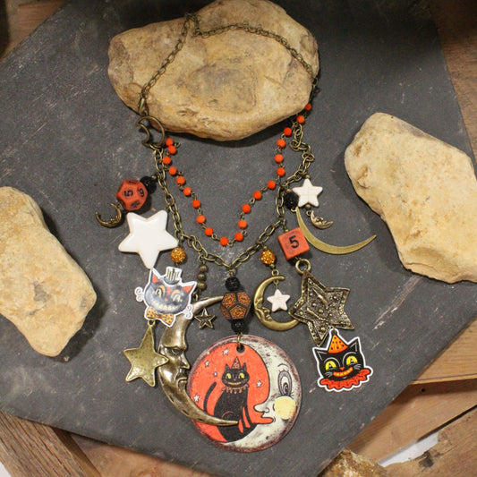 Moon Lit Night Charm'd Necklace