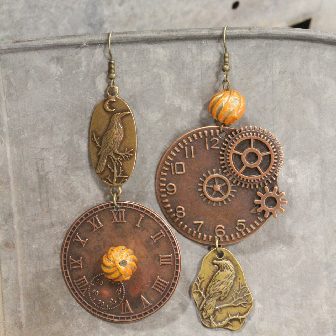 Ravishing Ravens Dangle Earrings